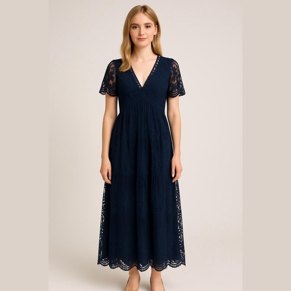 IceBird simple serenity lace maxi dress size small - Picture 1 of 13